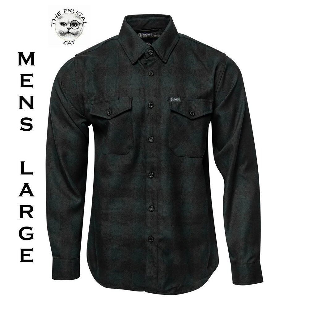 DIXXON FLANNEL - BLACK FOREST Flannel Shirt - Men's Large